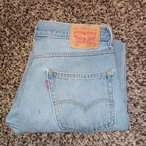 Vinatage Levi's 550 Jeans Mens 34x30.5 Blue Relaxed Fit Western Cowboy